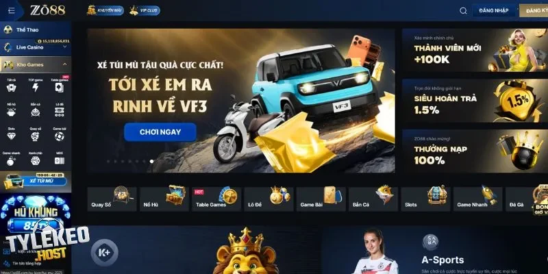 Những thông tin mới nhất về sân chơi ZO88