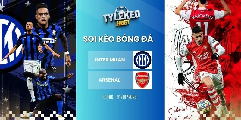 Soi tỷ lệ kèo nhà cái Inter Milan vs Arsenal