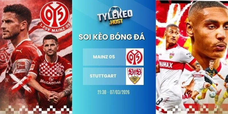 Tỷ lệ kèo nhà cái Mainz 05 vs Stuttgart - Bundesliga, 07/03/2026