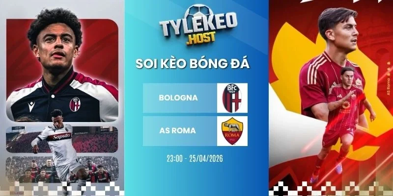 soi kèo nhà cái Bologna vs AS Roma  - Serie A, 25/04/2026
