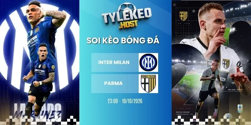 Kèo nhà cái Inter Milan vs Parma - Serie A, 10/10 /2026